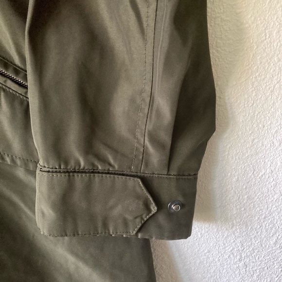 Michael Kors Black Polyester Windbreak Waterproof Hooded Parka Jacket size M - Picture 7 of 15